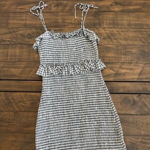 Spaghetti strap tight picnic dress